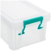 StoreStack 2.2 Litre Storage Box with lid W370xD110xH80mm Clear