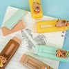 2 Pcs Retractable Pencil Eraser Cute Capybara Sliding Push Pull