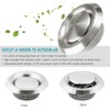 HG Power Adjustable Air Vent 100mm Ventilation Grille Cover Stainless