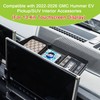 HGWEI Center Console Dashboard Organizer Compatible with 2022-2026 GMC Hummer