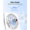 TriPole Desk Fan Small Portable Fan 2000 mAh Rechargeable Battery