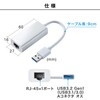 Sanwa Supply USB-C VLAN1WN USB 3.2 to LAN Adapter (White)