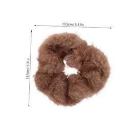 Beavorty Elastic Plush Hair Bands for Women Soft Hair Ties Retro Vintage Style Strong Shape Retention