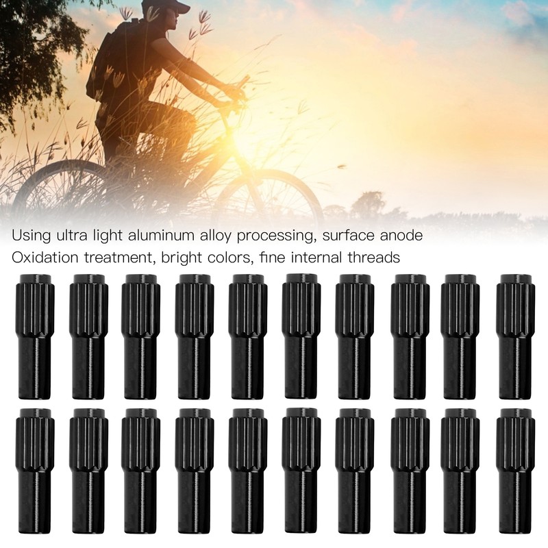 20Pcs Bicycle Cable Screws Precise Speed Change Steady Adjustment Aluminum