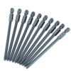 10pcs S2 Steel Cross Head PH2 Screwdriver Bits Set 1/4inch