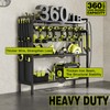NattyDot Large Power Tool Organizer Cart with Charging Station 8