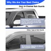 Breejoy in-Channel Window Rain Guards Fit for Toyota Tundra 2022