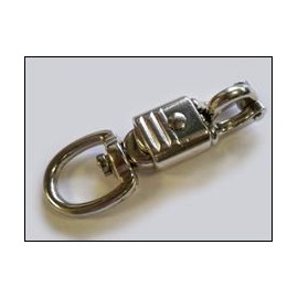 Groomers Helper® Swivel-Eye Panic Snap - Heavy Duty Pet Nickel Plated Quick Release Snap Hook for Grooming Loop