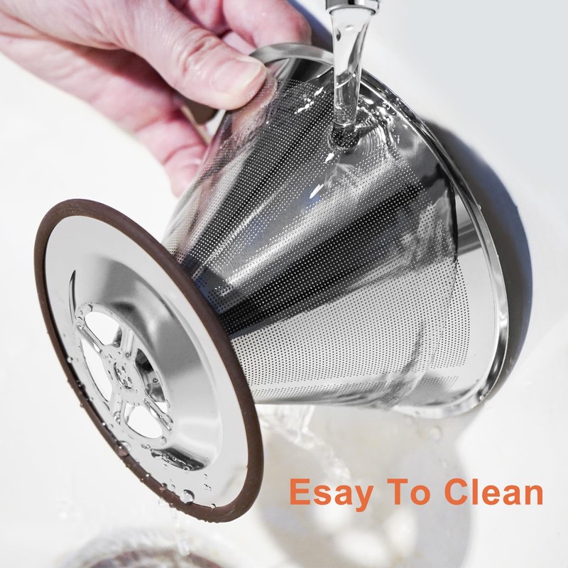 Pour Over Coffee Dripper, Paperless Pour Over Coffee filter, Stainless
