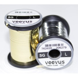 Veevus Mylar Tinsel Large Silver/Gold