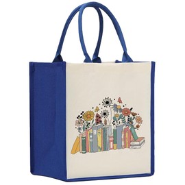 hamatata Canvas Bags Women's Shopping Bag Gift Cotton Shopping Bag as Thank You Gift for Colleagues, Gift for Colleagues for Farewell, Birthday, Christmas, Book