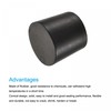sourcing map Rubber Tapered Plug 26mm to 31mm Solid Test
