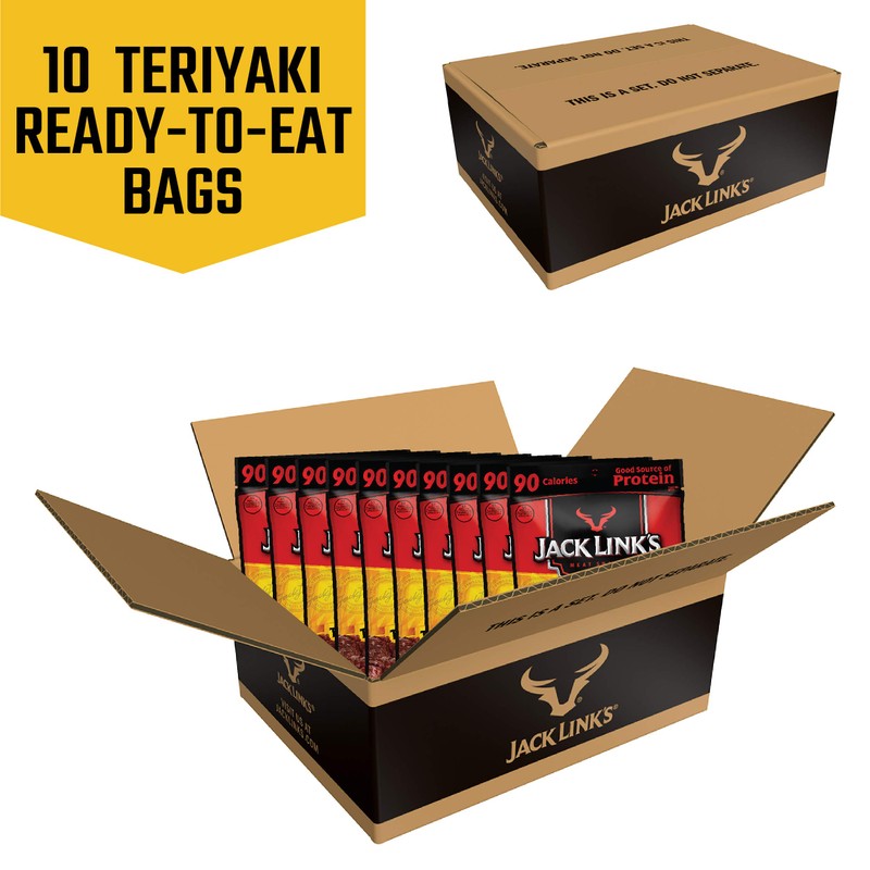 Jack Link's Premium Cuts Beef Steak Tender Bites, Teriyaki, 1.25