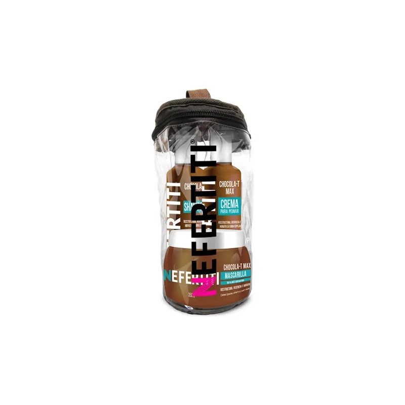 Nefertiti Kit Chocolat Max Shampoo mascarilla crema Peinar