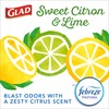 Glad Small Kitchen Drawstring Trash Bags, 4 Gallon, Febreze Sweet