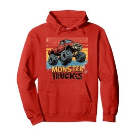 Monster Truck for Toddlers Youth & Adults Pullover Hoodie