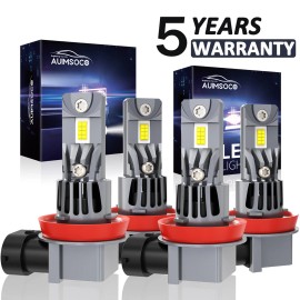 AUIMSOCO LED Headlight For Can-Am Defender HD5 HD8 HD10 Combo Bulbs H11 + H11 Light KIT