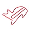100pcs Cat Shape Paper Clips Increase Slip Resistance Rust Prevention