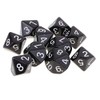 10PCS Polyhedral D10 Dice Acrylic 10 Sided Game Dice for