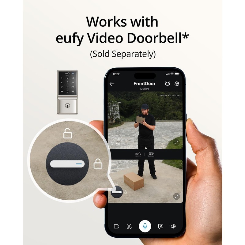 eufy Security Smart Lock C210, Keyless Entry Door Lock for