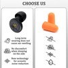 2pcs Multi-Function Noise Reduction Silent Earplugs - Practical Comfortable Washable