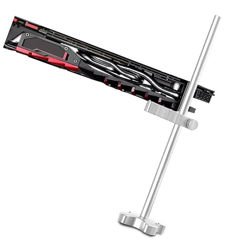 GM961 Aluminum Vertical Graphics Card Holder Single Support Jack Bracket