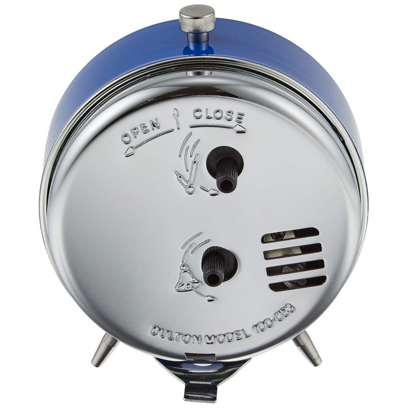 Dulton Alarm Clock, Blue, No Ticking, Cute, Analog Alarm Clock,