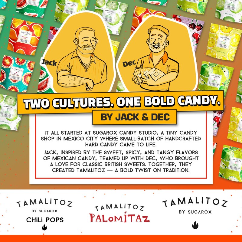 Tamalitoz Cucumber Extravaganza – Spicy Cucumber Mexican Hard Candy Filled