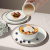 Herogo 12 Pieces Stoneware Dinnerware Dishes Set for 4, Kitchen