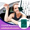 ShF1djx Natural Crystal Keychain cute Gifts retirement gift For Women