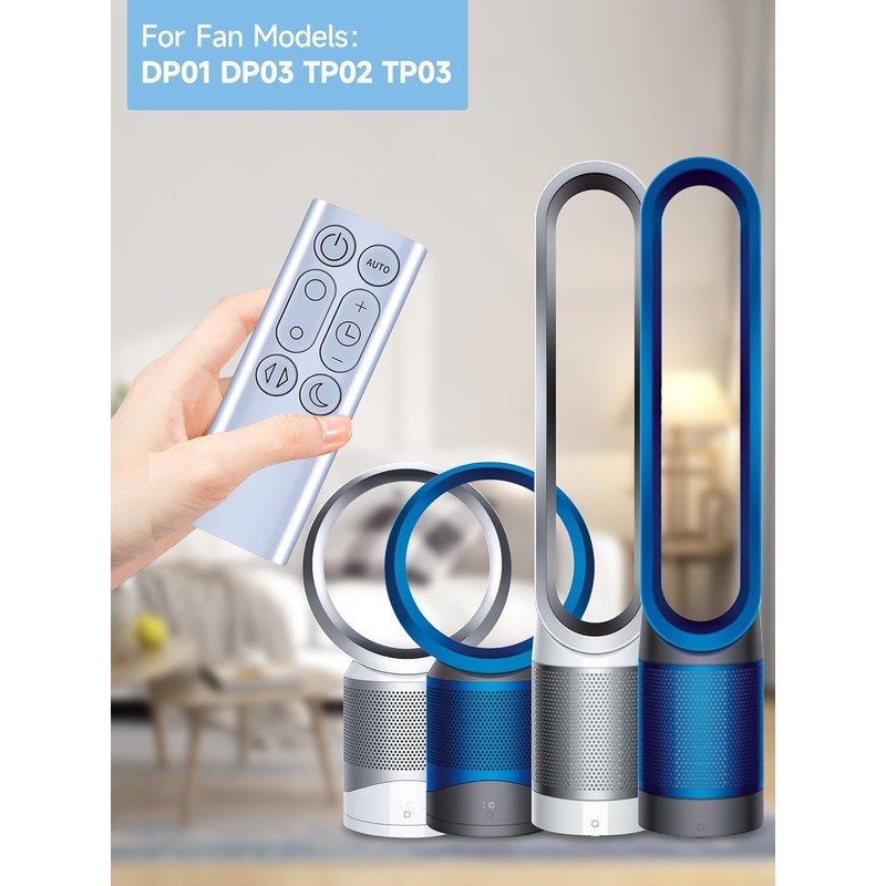 GOUYESHO New Replacement Remote Control for Dyson Fan TP02 TP03