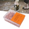 250Pcs Horseshoe Nails Copper Plated Rustproof Equestrian Riding Equipment Pet