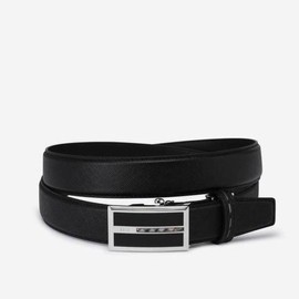 Daks (신세계강남점)DBBE3F990BK 블랙 사각 체크 버클 가죽 자동벨트 (DB Daeung Gangnam) DBBE3F990BK Black Square Check Buckle Leather Automatic Belt