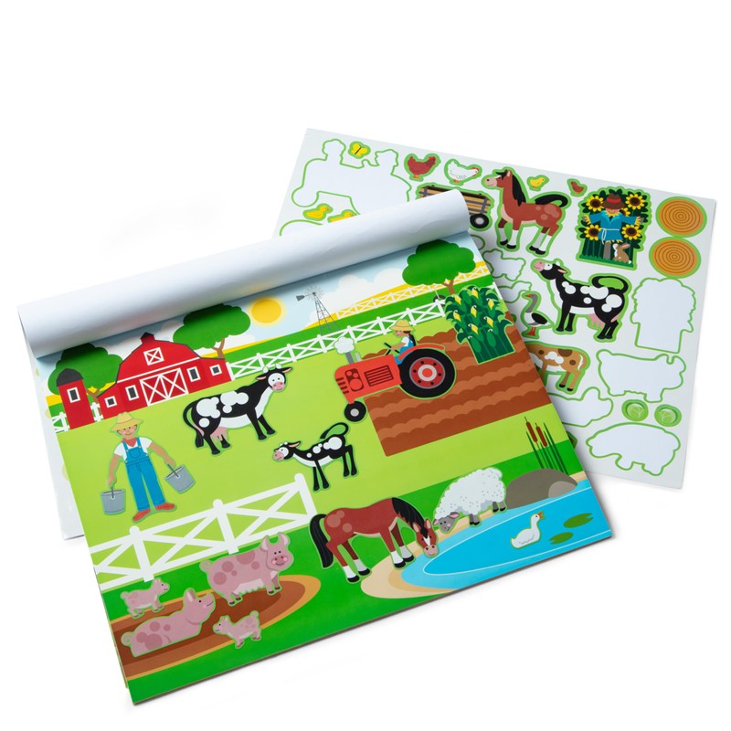 Melissa & Doug Reusable Sticker Pad: Habitats - 150+ Reusable