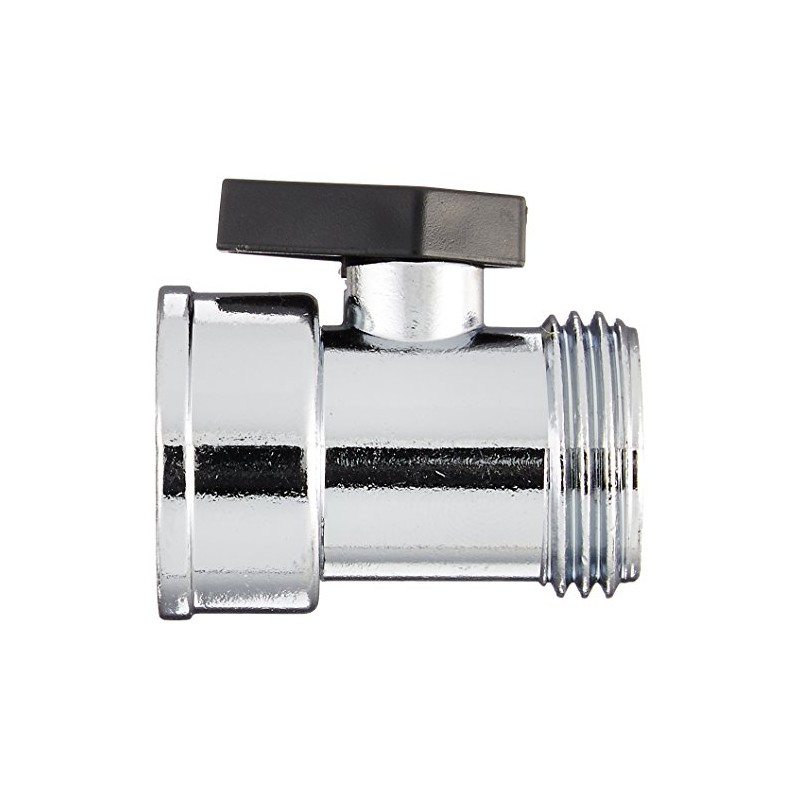 Melnor 395S Metal Hose Valve; 1-Way , Chrome