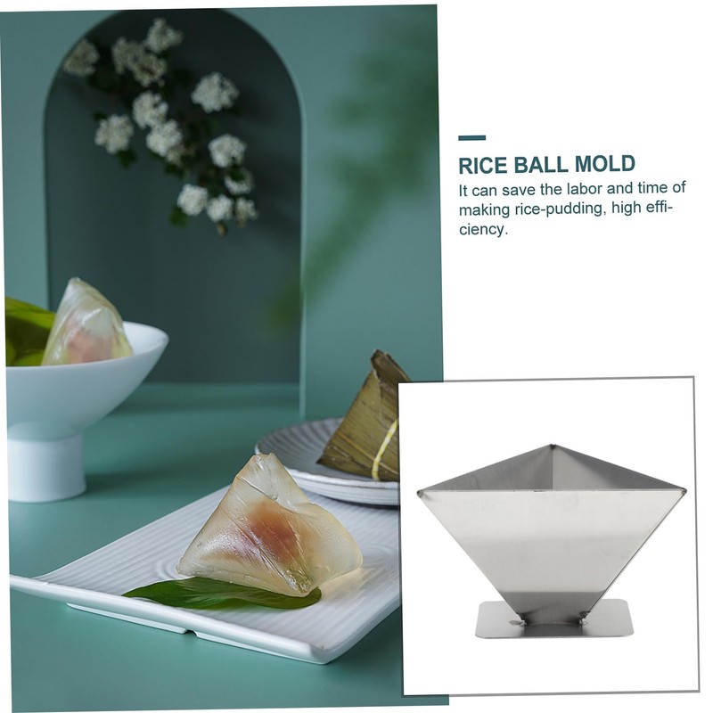 CIYODO Triangle Rice Ball Shaper Stainless Steel Sushi Mold Rice