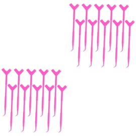 FRCOLOR 20pcs Lash Brush Comb for Eyelash Lift Perm and Reusable Tool for Home Salon Use Fits Eye Shapes Separation and Application