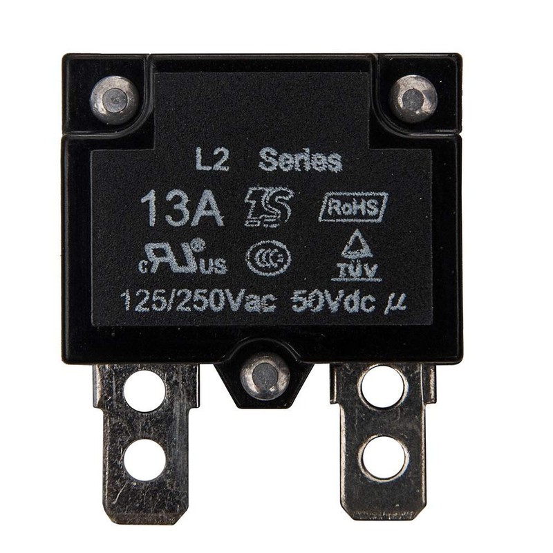 JIARUIXIN 2Pcs 13A 125/250Vac 50Vdc Automatic Reset Relay Fuse Therma