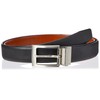 Ted Baker Men's KARMER Reversible Leather Belt, Black, 42