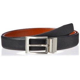 Ted Baker Men's KARMER Reversible Leather Belt, Black, 42