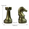 jinhuoba Decorative Bookends Chess Bookends, AENEOUS Heavy Book Ends Supports,
