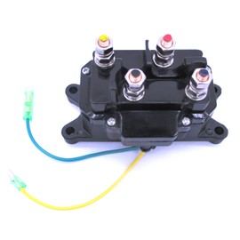 SouthMarine Universal Winch Solenoid Relay Contactor Switch Thumb for UTV ATV 4x4 Vehicles 63070 62135 74900 2875714 70715, 4-Terminals 12V 250A