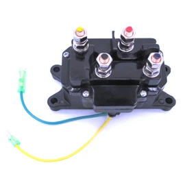 SouthMarine Universal Winch Solenoid Relay Contactor Switch Thumb for UTV ATV 4x4 Vehicles 63070 62135 74900 2875714 70715, 4-Terminals 12V 250A