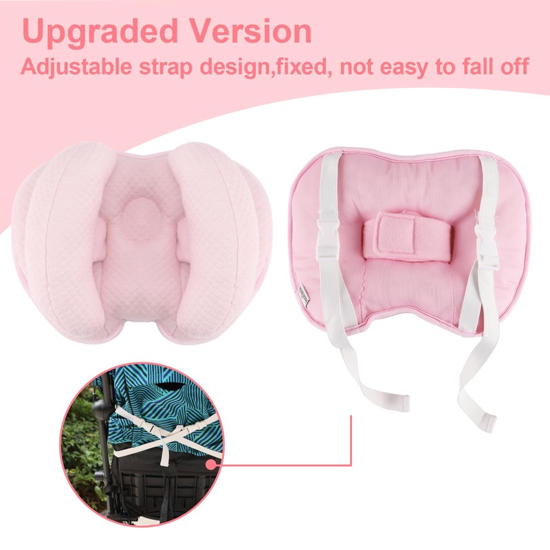 KAKIBLIN 2 in 1 Baby Head Pillow with Banana Neck