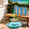 3 Tiered Birdbath Solar Fountain, 6.5W Solar Water Fountain with