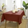 ANPTGHT Brown Rectangle Tablecloth 60 x 102 Inch 6 Foot