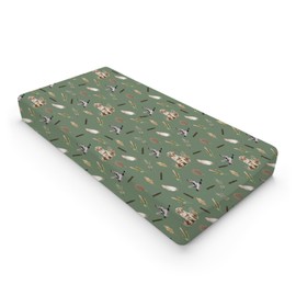 Wild Duck Hunting Hunter Baby Changing Pad Cover Sheets for Boy Girl 32''x16'' Mallard Duck Reeds Feathers Unisex Fitted Changing Table Sheets Wild Animal Soft Breathable Baby Change Table Mats