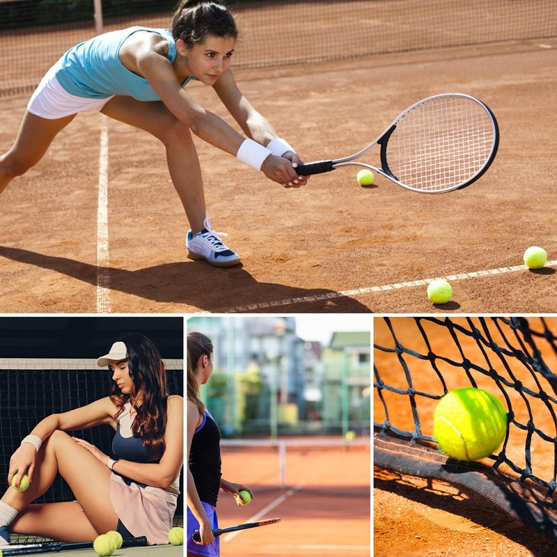 Snowtain 5 Pcs Tennis Ball and String Replacement, Self Practice