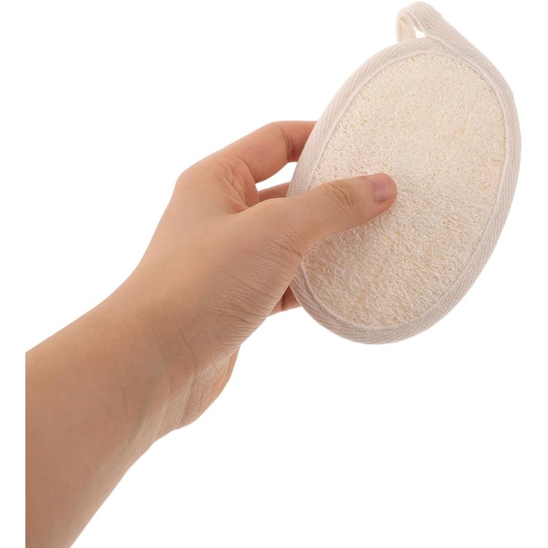 Almohadilla Exfoliante Corporal de Lufa 4 Piezas Beige