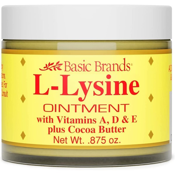Basic Organics L-Lysine Ointment 0.87 oz (Pack of 5)
